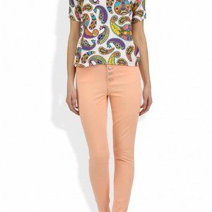 BCBGeneration High Waisted Button Up Jeans Nectar